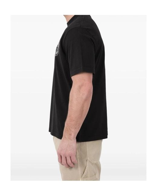 Stone Island Black Crew Neck T-Shirt for men