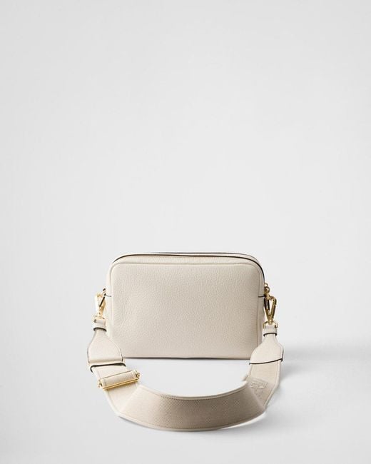 Prada Gray Bandoliera Crossbody Shoulder Bag