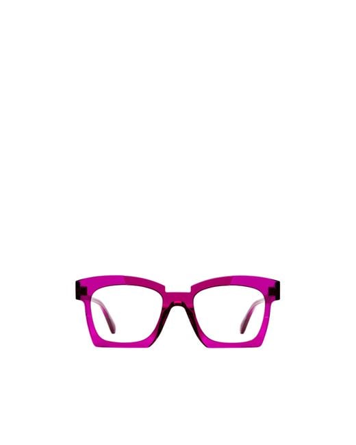 Kuboraum Pink K5 Square-Frame Glasses for men
