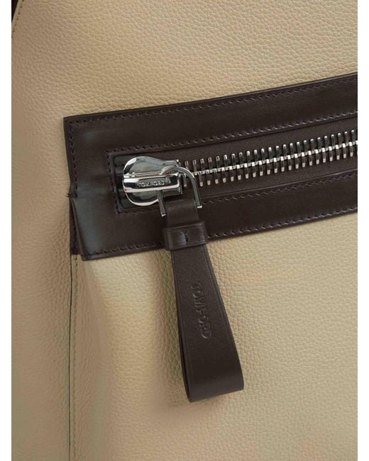 Tom Ford Natural Zipped Backpack for men