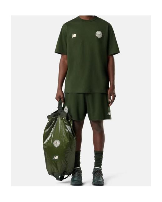 Stone Island Green Training Bag With Drawstring Closure for men