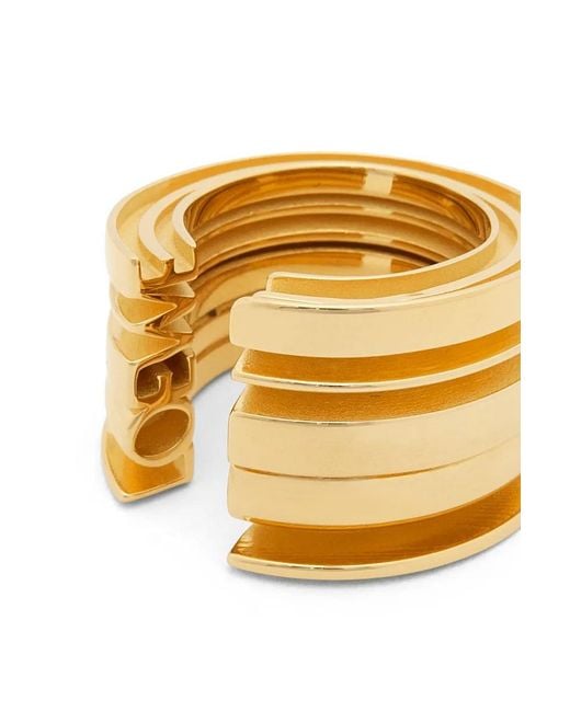 Loewe Metallic Graphic Ring for men