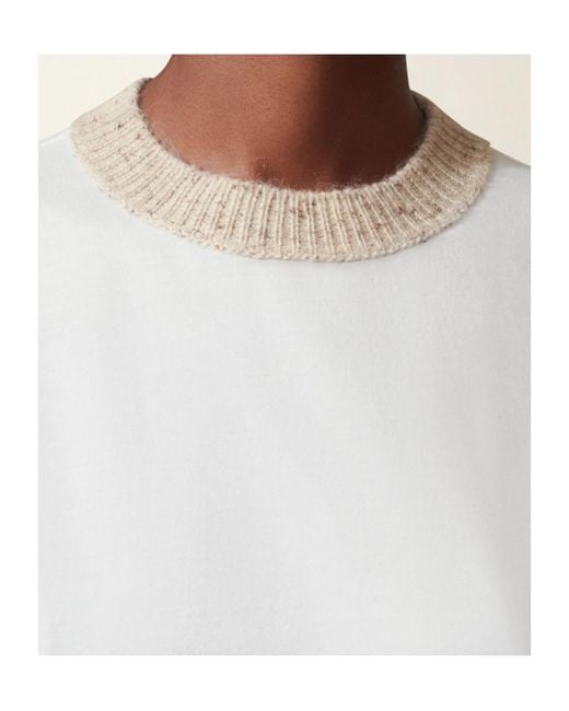 Fabiana Filippi White Cotton Jersey T-Shirt