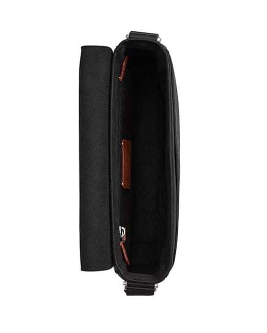COACH Black Jack Flap Messenger Bag for men
