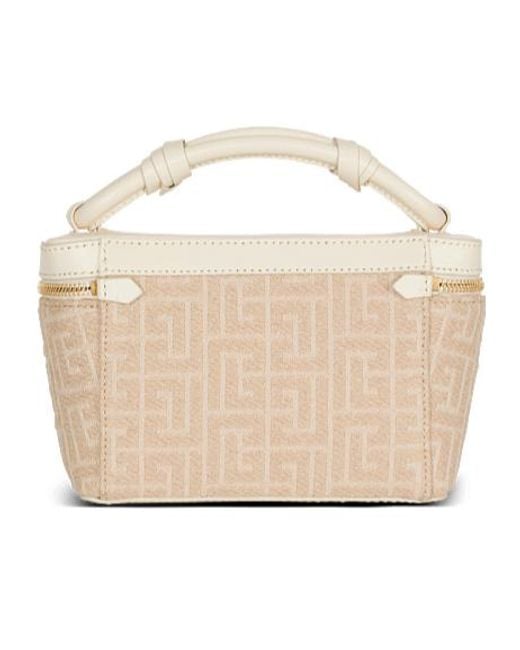 Balmain Natural B Army Vanity Bag