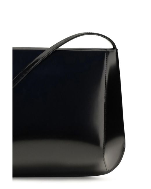 Faune Black Loge Shoulder Bag