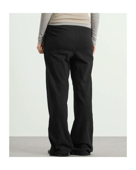 Entire studios Black Drawstring Casual Pants for men