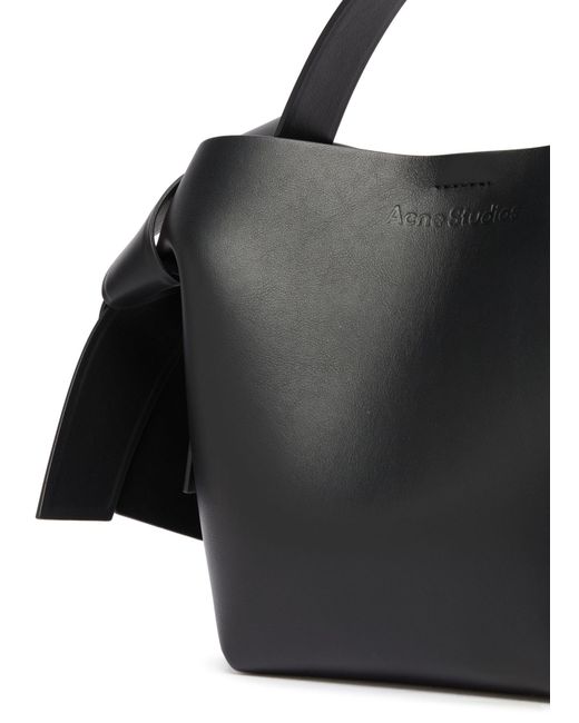 Acne Black Logo Shoulder Bag