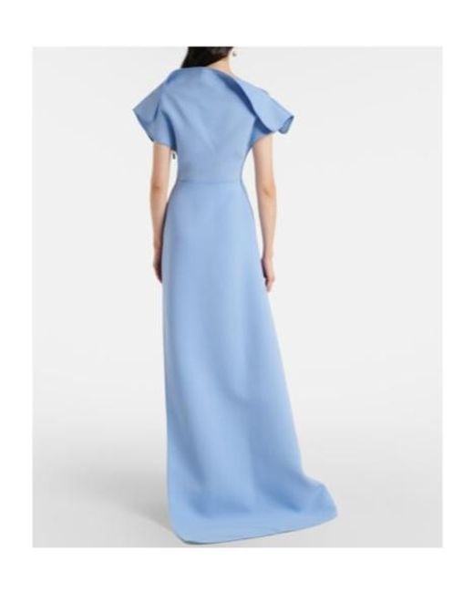Maticevski Blue Absolve Draped Gown