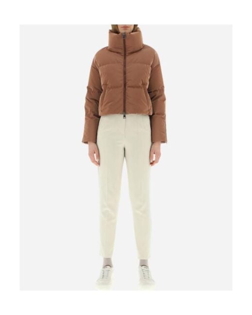 Herno Brown Pe'Nombre Padded Jacket