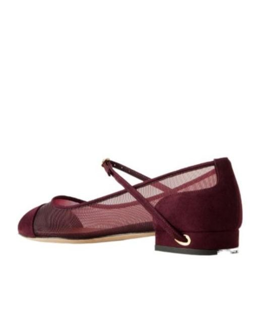 JENNIFER CHAMANDI Red Ballet Flats