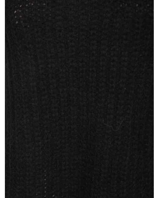 Herno Black Sleeveless Turtleneck Sweater