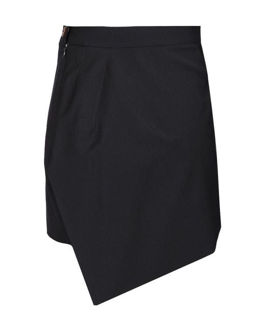 Vivienne Westwood Blue Asymmetric Mini Skirt