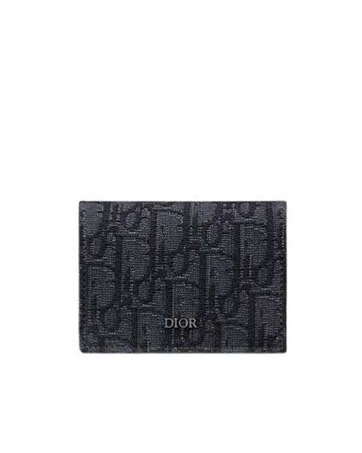 Dior Black Business Card Holder for men