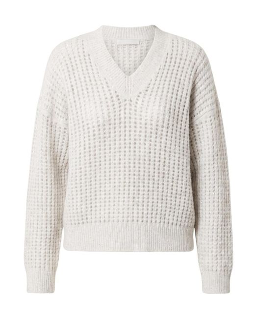 Peserico White Waffle-Knit Sweater