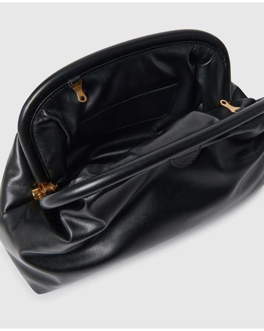 Stella McCartney Black Chain Frame Shoulder Bag
