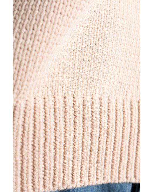 Theory Natural Crewneck Knitted Jumper
