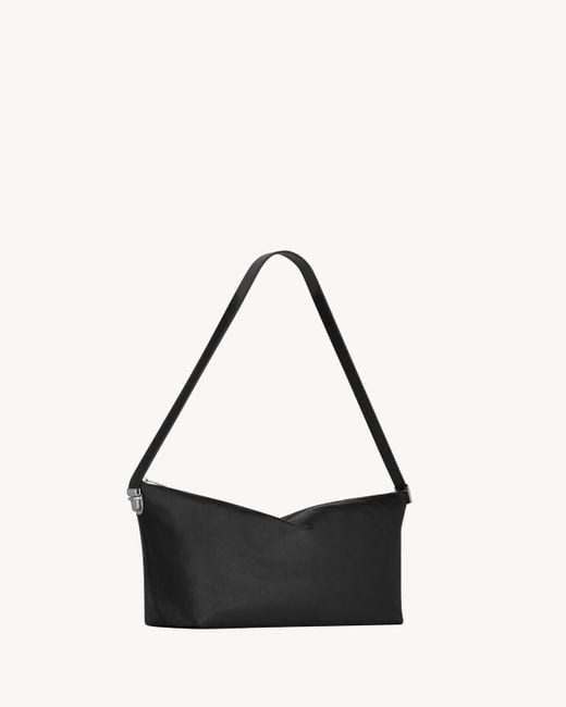 Saint Laurent Black Le Tuc Giant Crossbody Bag for men