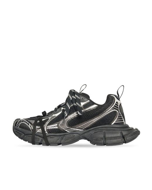 Balenciaga Black 3Xl Lace-Up Sneakers for men
