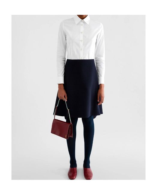 Jil Sander White Lightweight Cotton Poplin Shirt
