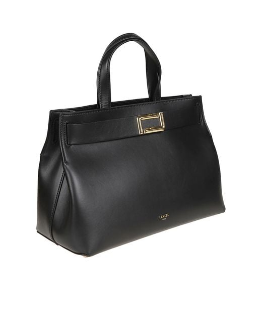 Lancel Black Angele Medium Tote Bag