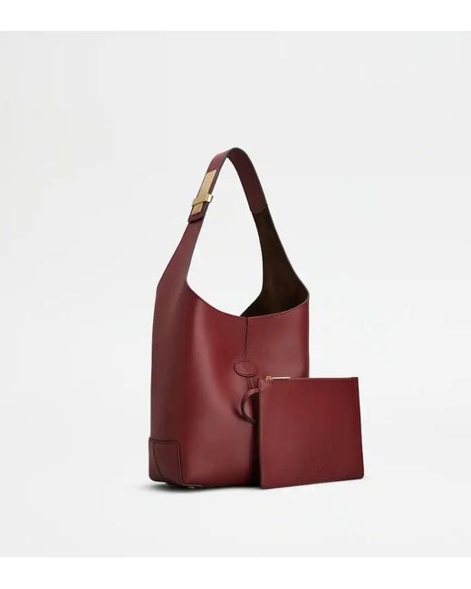 Tod's Structured Leather Shoulder Bag