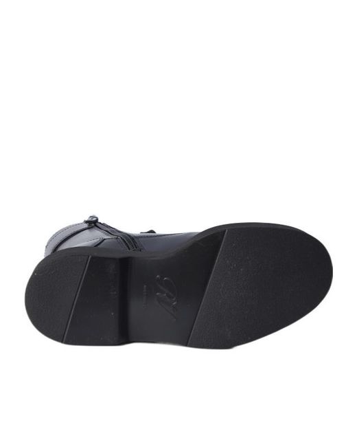 Roger Vivier Black Viv' Rangers Buckled Lace-Up Boots