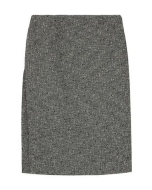 Gucci Gray Seeded Skirt