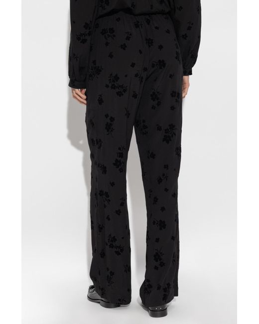Zadig & Voltaire Black Drawstring Trousers