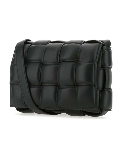 Bottega Veneta Black Padded Baguette Shoulder Bag