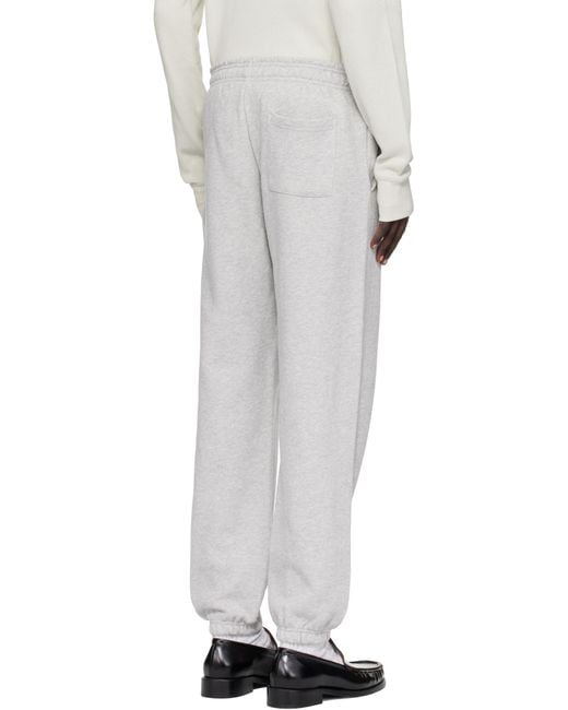 Entire studios Gray Logo Track Pants for men