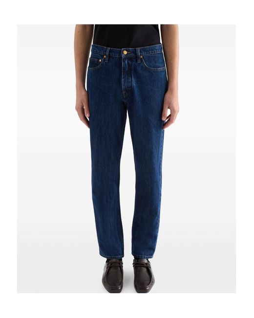 Jil Sander Blue Five-Pocket Jeans for men