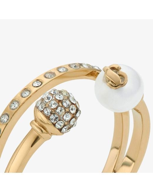 Jimmy Choo Metallic Double Ring