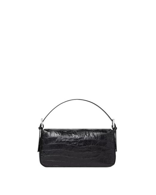 Fendi Black Baguette 26424 Shoulder Bag