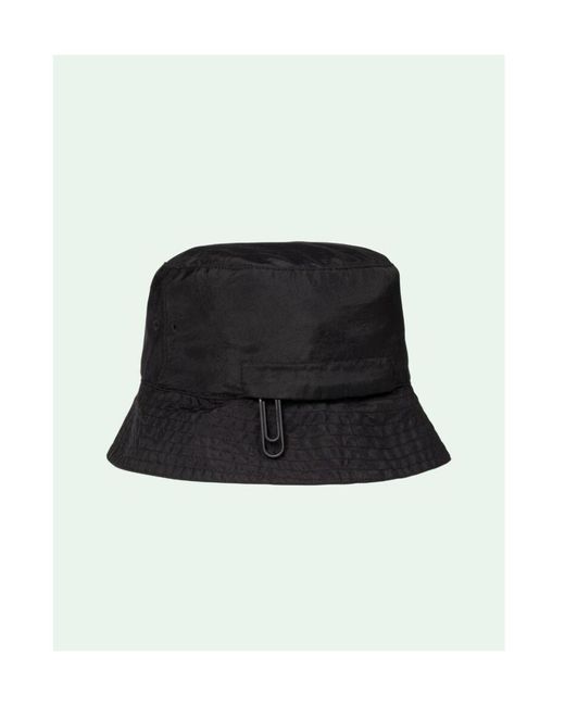 Off-White c/o Virgil Abloh Black Logo-Print Bucket Hat for men