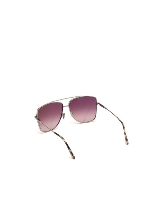 Tom Ford Pink Geometric Frame Sunglasses