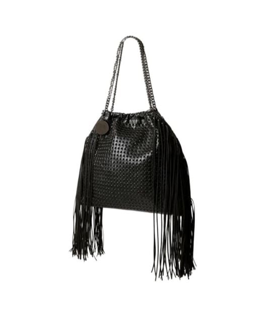 Stella McCartney Black Falabella Medium Shoulder Bag