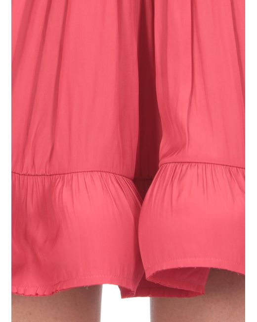 Lanvin High-Waist Ruffled Flared Mini Skirt