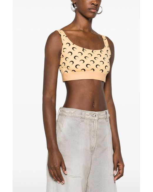 MARINE SERRE Metallic Shorts And Knitted Vests