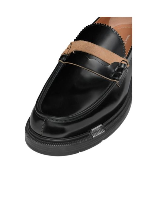 Maison Margiela Black Décortiqué Slip-On Loafers for men