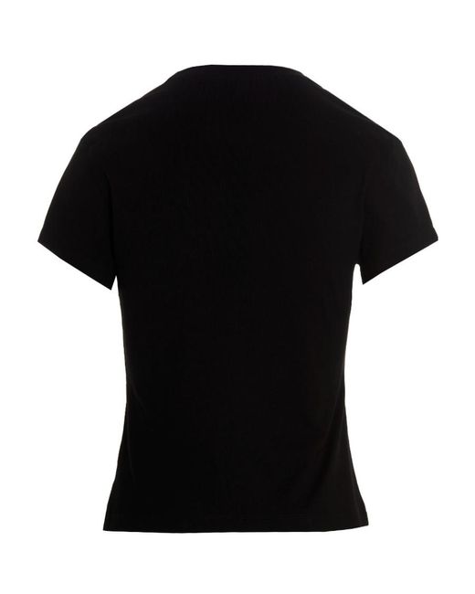 Off-White c/o Virgil Abloh Black Bling Logo-Print Short-Sleeve T-Shirt