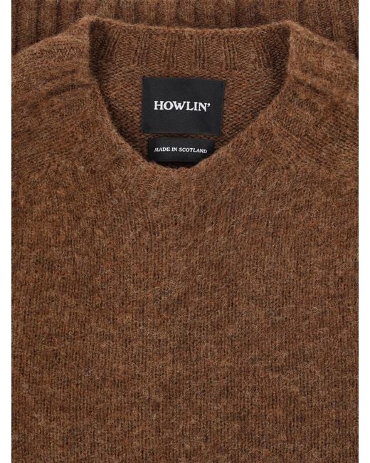 Howlin' By Morrison Brown Birth Of The Cool Knitted Sweater for men