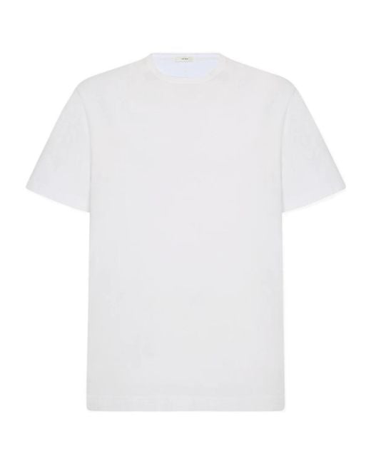 The Row White Luke Cotton T-Shirt for men