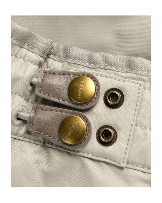 DIESEL Gray High-Waist Flared Pants