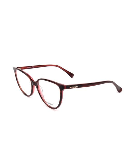 Max Mara White Cat-Eye Glasses