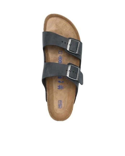 Birkenstock Blue Arizona Soft Footbed Sandals for men