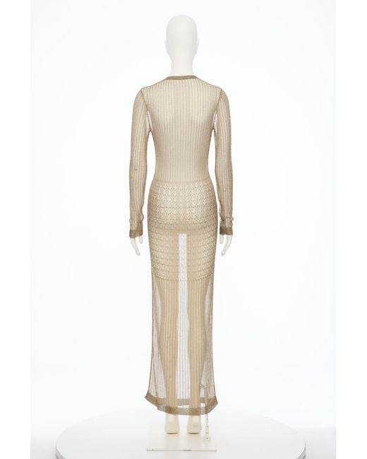 Valentino White Long-Sleeved Dress