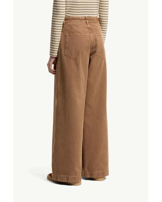 Moncler Brown Logo Detailed Straight-Leg Trousers