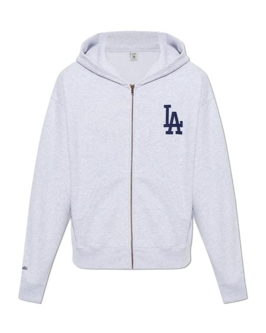 Sporty & Rich Blue Sr X La Dodgers Long-Sleeve Sweatshirt