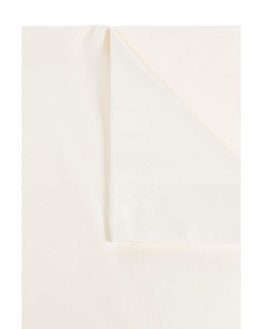 Givenchy White Scarf With Logo